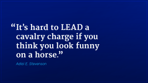 Adlai Stevenson marketing quote on cavalry