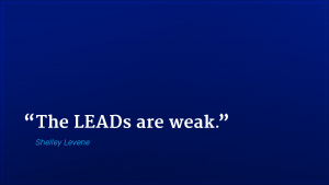 Shelley Levene marketing quote weak leads