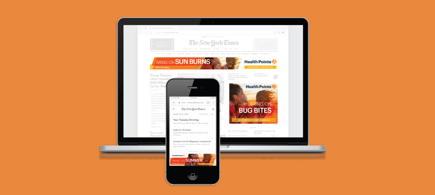digital advertising for health point by lead marketing agency