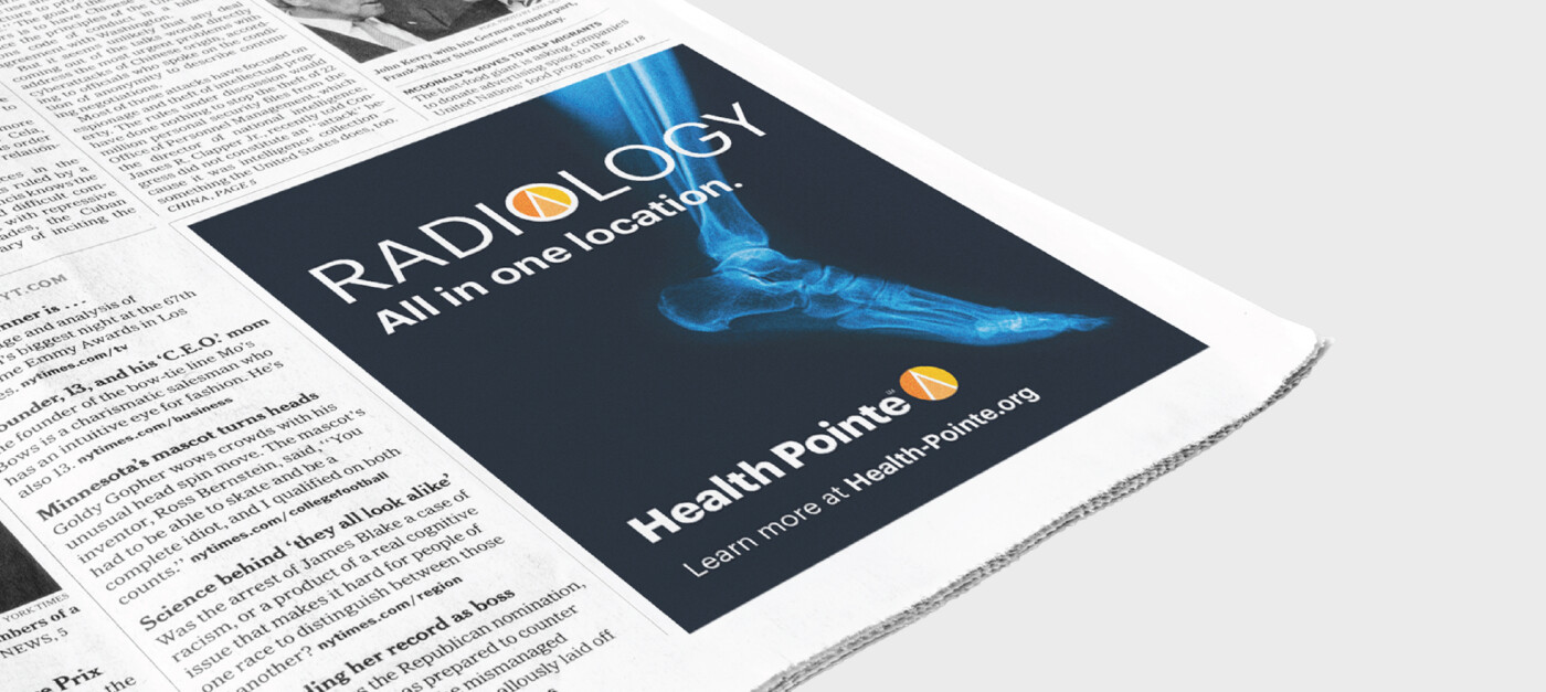 newspaper advertising for Health Pointe