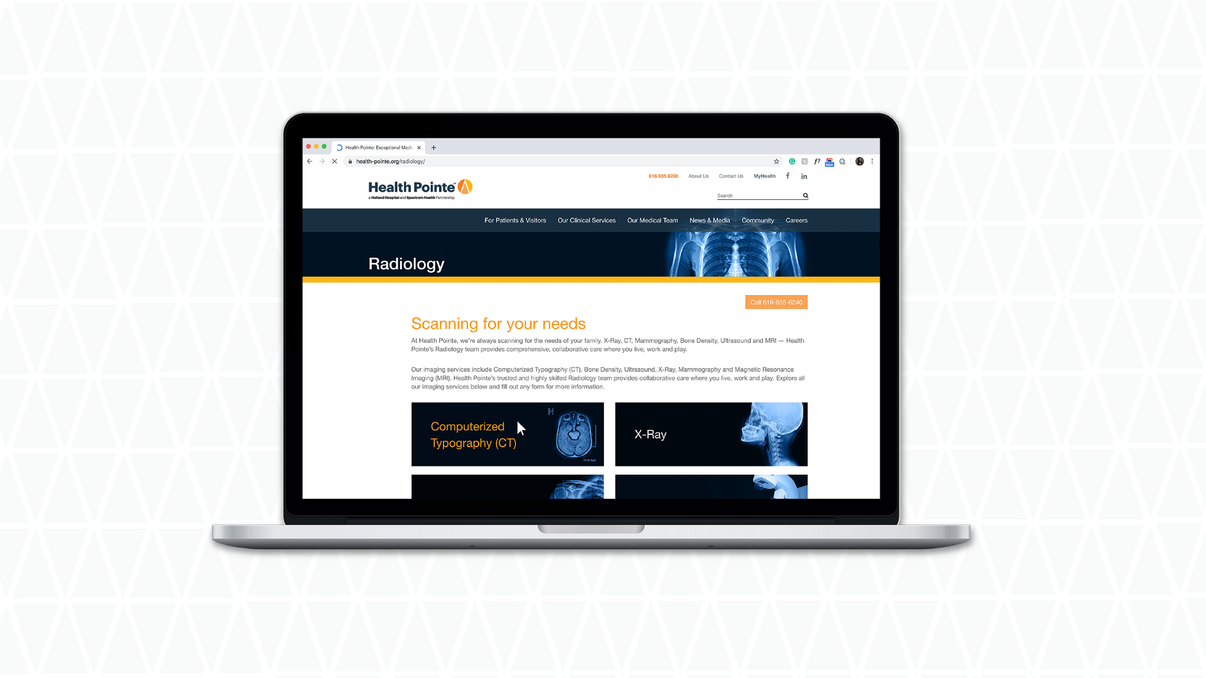 Website design and developed for Health Pointe by LEAD Marketing Agency