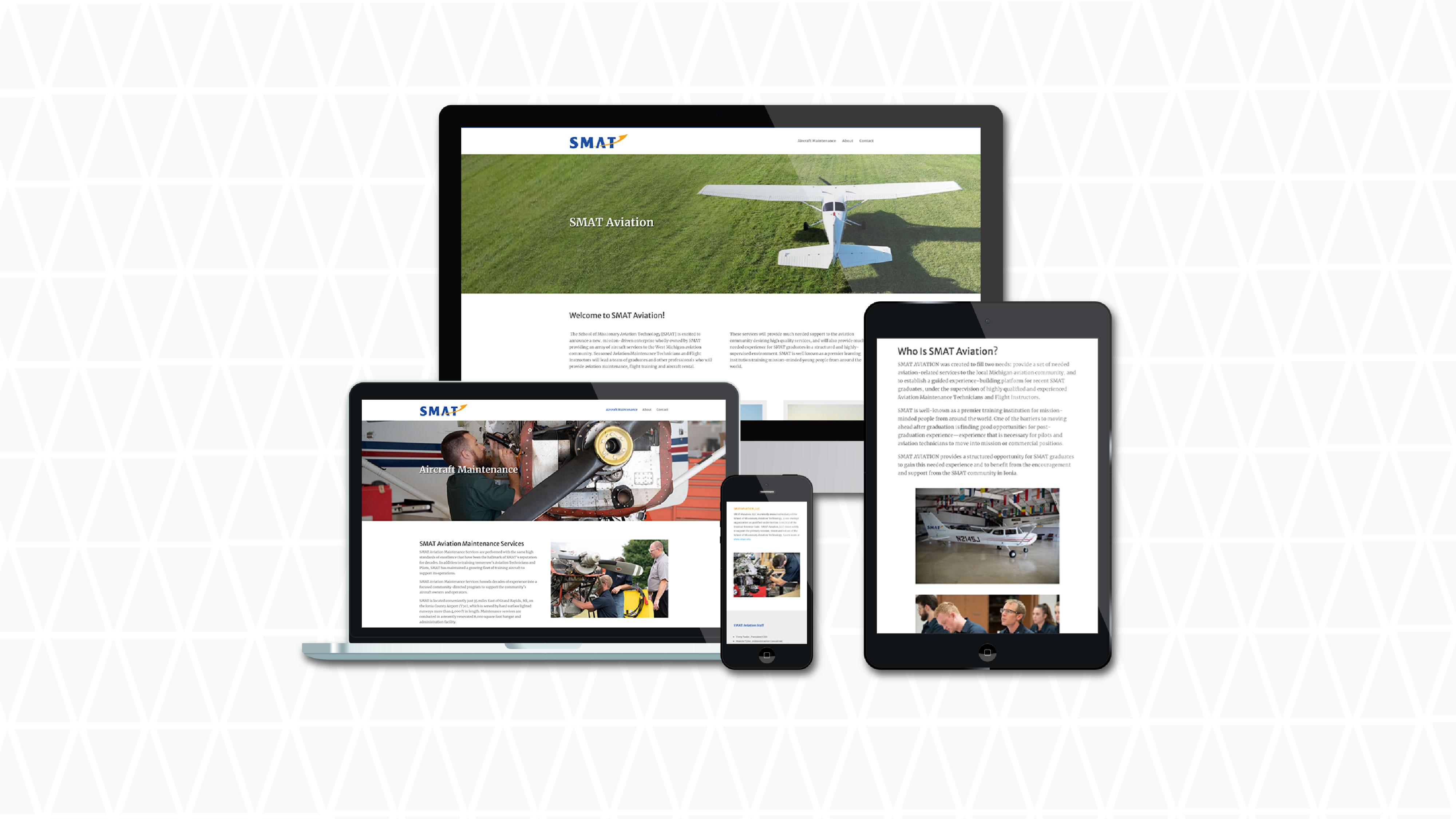 Website design and development for SMAT Aviation by LEAD Marketing Agency